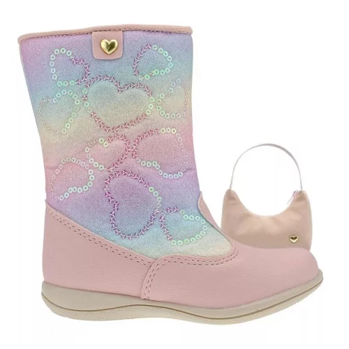 Bota Infantil Feminina Bota Menina Bota De Menina Infantil Botinha Com Bolsa