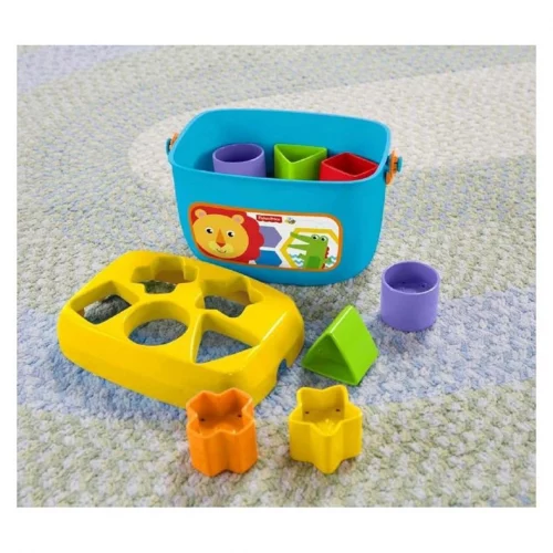 Brinquedo Para Bebês Balde Primeiros Blocos Fisher-price