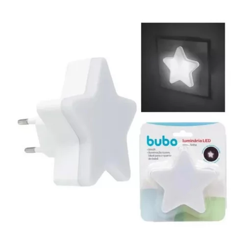 Buba Luminária Led Com Sensor, Estrela