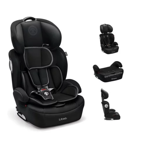 Cadeira Para Auto 9-36 Kg Isofix Litet Safemax Fix 2.0, BB459 - 2 opções de cores