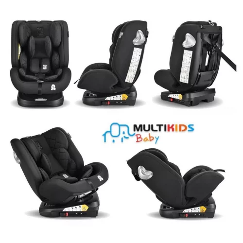 Cadeira para Auto Artemis 0-36 KGS Isofix 360° Preta Multikids Baby - BB433