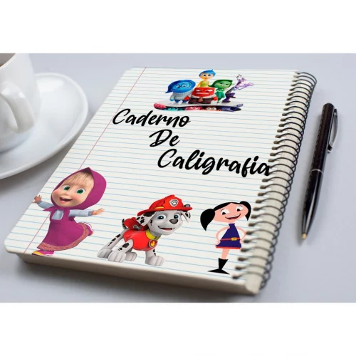 Caderno De Caligrafia Infantil livro de alfabetização