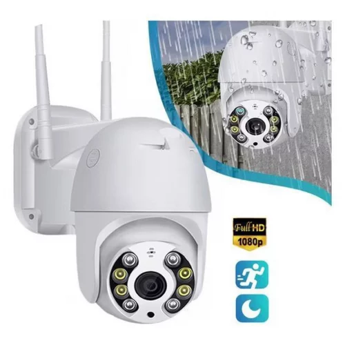 Câmera De Segurança wi-fi externa À Prova D'água full hd yoosee ou icsee gira 360 speed dome - Bivolt