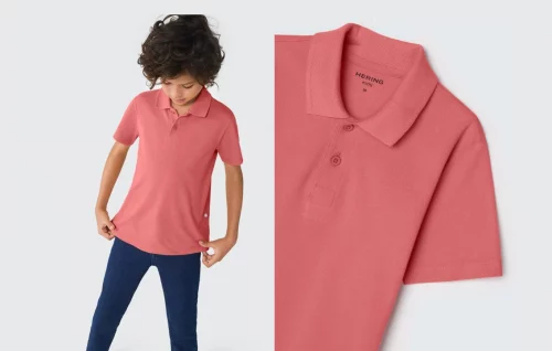 Camisa Polo em Piquet Hering (Tam. 6 ao 16)