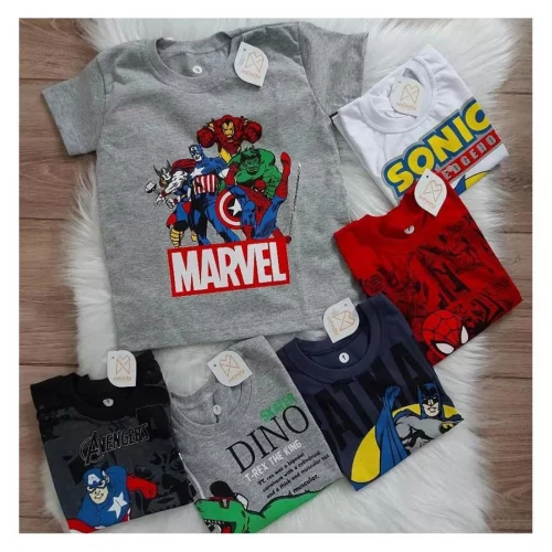 Camiseta Personagens (Tam. 1 ao 14)