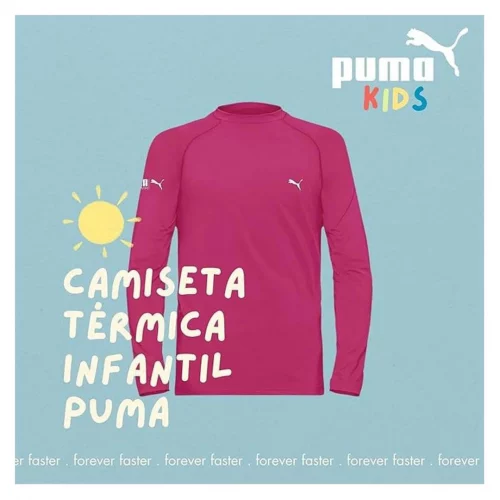 Camiseta Puma Proteção UV 50+ Manga Longa
