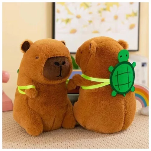 Capivara Simulação De Pelúcia Capibara Anime Brinquedo Fofo Boneca Animais Macia