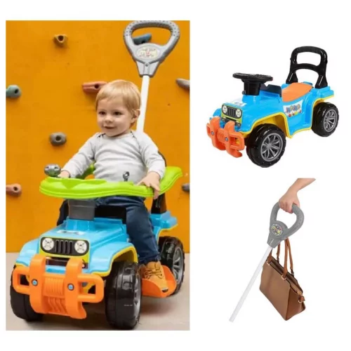 Carrinho de Passeio Jip Jip com Empurrador Maral