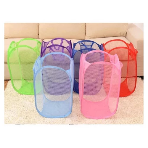 Cesto De Roupa Suja Nylon Multiuso Organizador