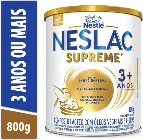 Composto Lácteo Nestlé Neslac Supreme Lata 800g