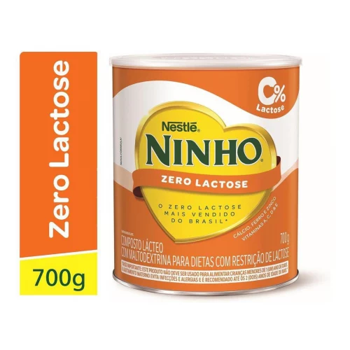 Composto Lácteo Ninho Fort+ Zero Lactose 700g