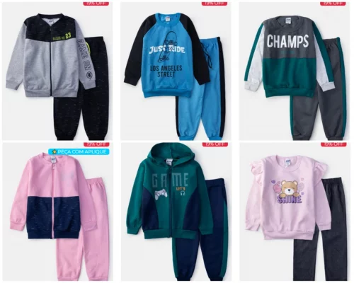 Compre 3 lindos moletom por R$159