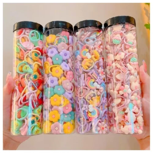 Conjunto De Laços De Cabelo Coloridos Para Bebês , 30 Peças , Elásticos Macios Meninas Pequenas , Acessórios