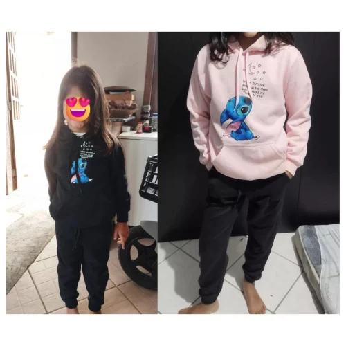 Conjunto Moletom (Tam. 2 ao 16) 5 opções de cores