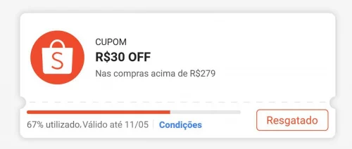 ♥️ CUPOM ESGOTANDOOO ♥️