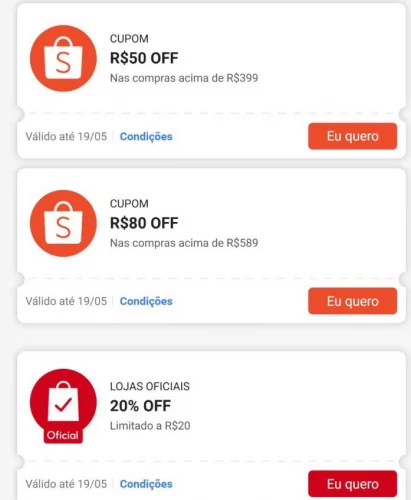 🔥 Cupons Shopee Renovados