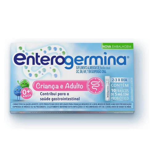 Enterogermina Probiótico, 10 unidades de 5 ml