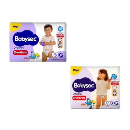 Fralda Babysec Premium Shortinho
