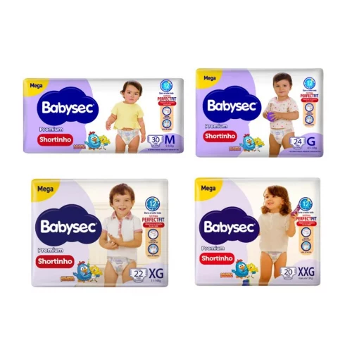 Fralda Babysec Premium Shortinho
