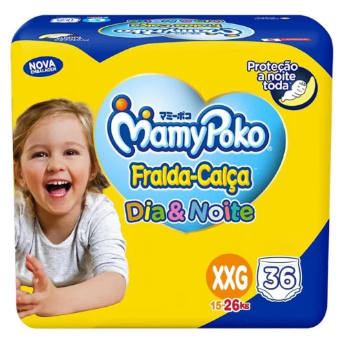 Fralda-Calça MamyPoko Dia&Noite XXG 36 Unidades