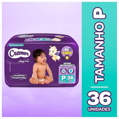 Fralda Cremer Magic Care P com 36