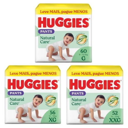 Fralda Huggies Roupinha Natural Care