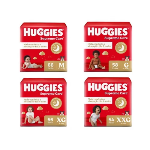 Fralda Huggies Supreme Care