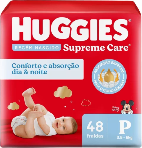 Fralda Huggies Supreme Care P 48 Unidades