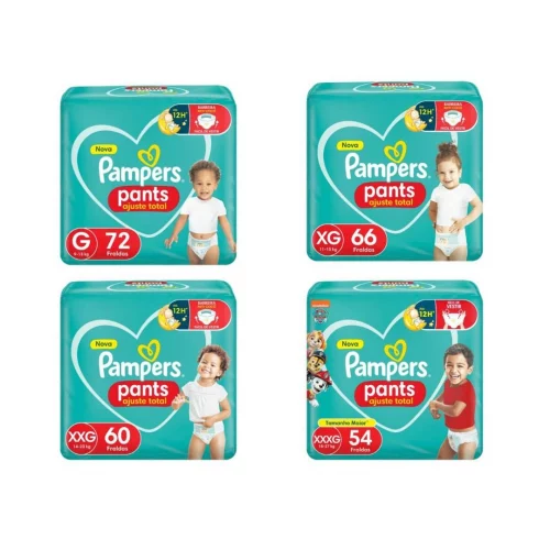 Fralda Pampers Pants Ajuste Total