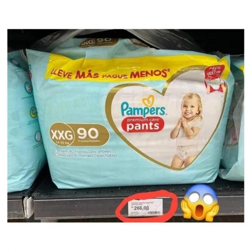 Fralda Pampers Pants Premium Care XXG 90 Unidades