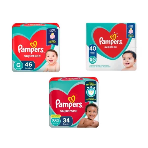 Fralda Pampers Supersec