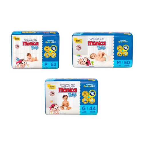 Fralda Turma da Mônica Baby