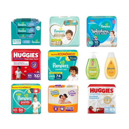 Fraldas, Lenços e mais com 20% off do cupom no Mercado Livre!