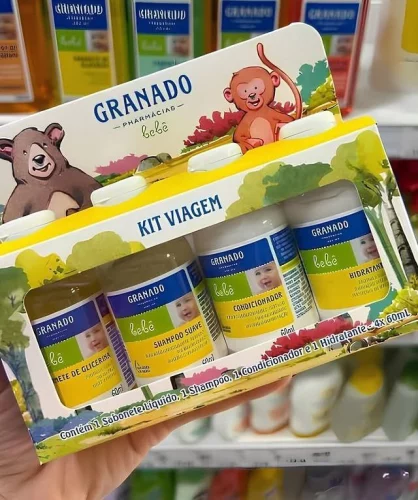 *Granado Kit Viagem Do Bebê, 60ml, 4 Unidades*