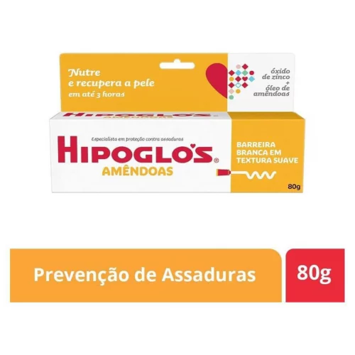 Hipoglós Amêndoas Creme Preventivo De Assaduras, 80g