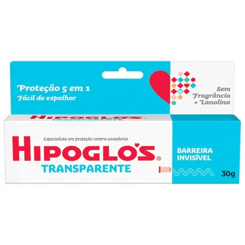 HIPOGLÓS® Transparente Creme Preventivo De Assaduras, 30g