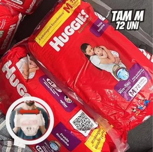 Huggies Fralda Roupinha Supreme Care M 72 Un