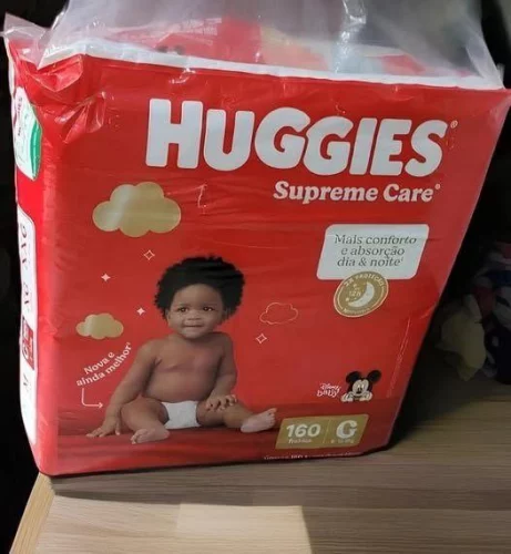 Huggies, Fralda Supreme Care, G, 160 fraldas