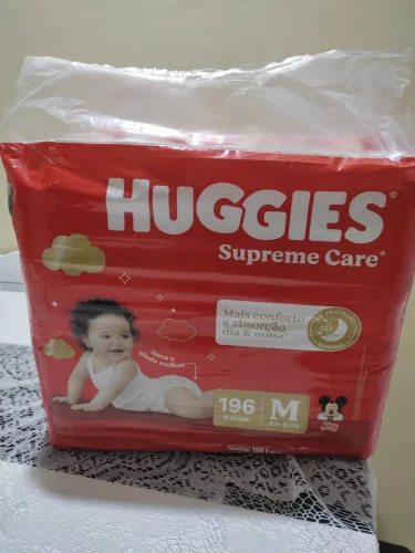 Huggies Fralda Supreme Care M 196 Un