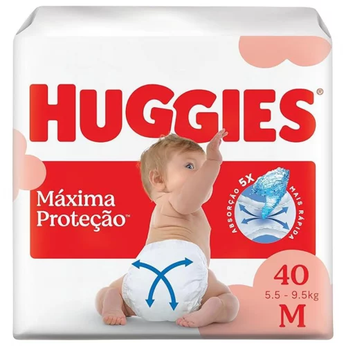 Huggies Fralda Supreme Care M 40 Un  