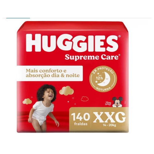 Huggies Fralda Supreme Care XXG 140 Un