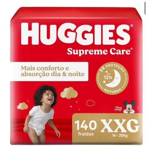 Huggies Fralda Supreme Care XXG 140 Un