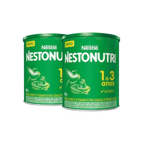 Kit 2 Fórmula Infantil Nestonutri 1 a 3 Anos 800g
