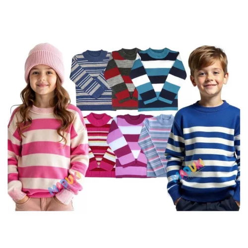 Kit 3 Blusas de Lã Tricot Infantil Juvenil Inverno