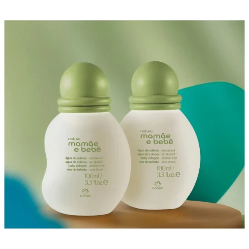 Kit Água de Colônia Mamãe e Bebê 100ml 2 unidades