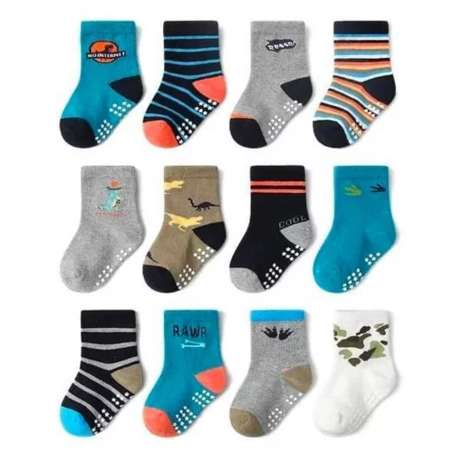 Kit com 18 Pares de Meias Infantil