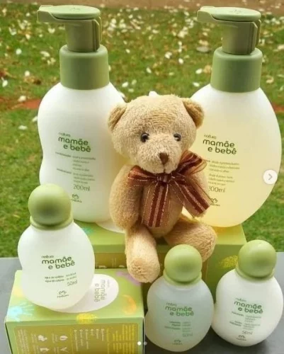 Linha Mamãe e Bebê Natura com até 50% OFF + cupom de 15%