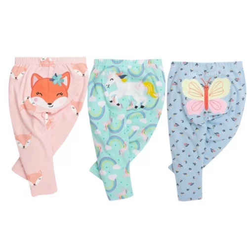 Lucky baby calça bebê menina Calça de bebê 1 peça (0-24m) 100% Algodão Recém-nascido calça