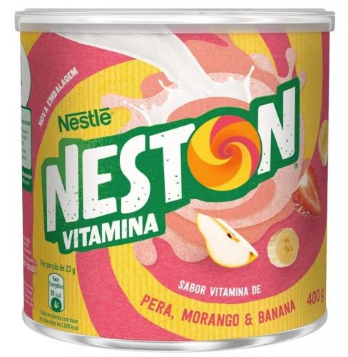 Neston Cereal Infantil Vitamina Morango Pêra e Banana 400G