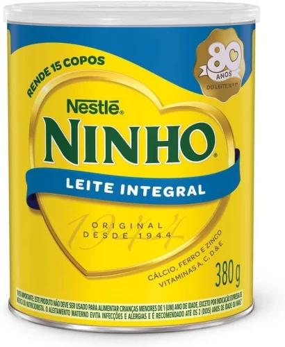 ➡️  Ninho - Leite em Pó, Integral, 380g